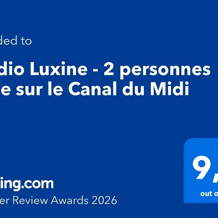 Apartment Luxine - 2 Personnes - Vue Sur Le Canal Du Midi *